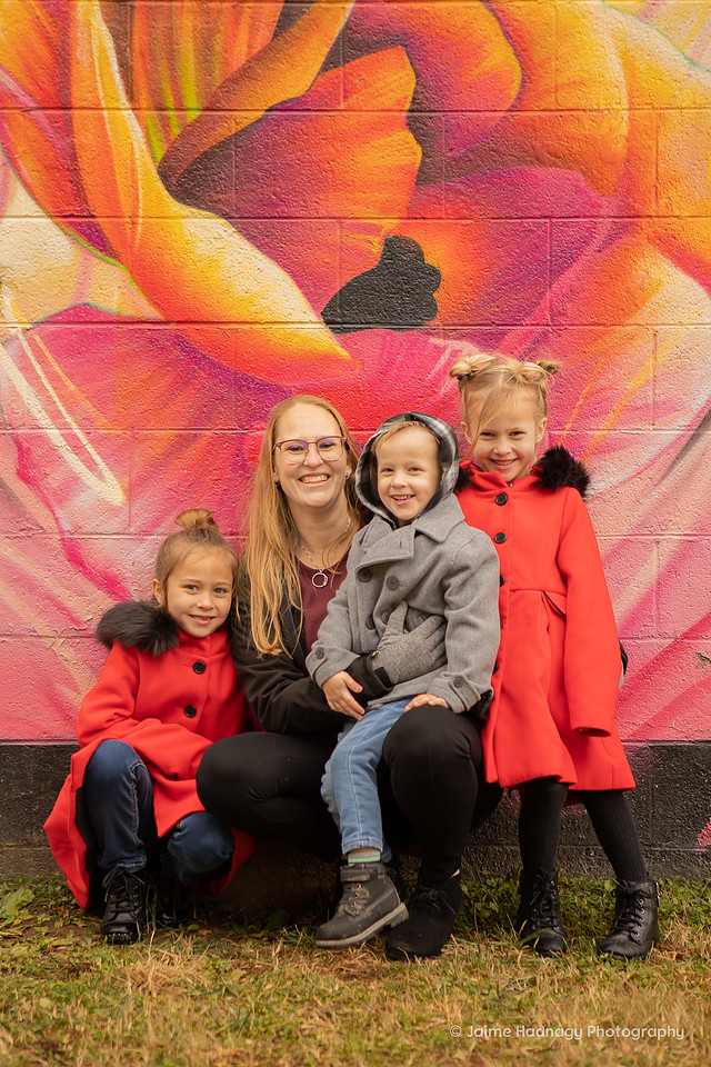 Fun Family Photography with Graffiti | Asheville Kid's Photographer