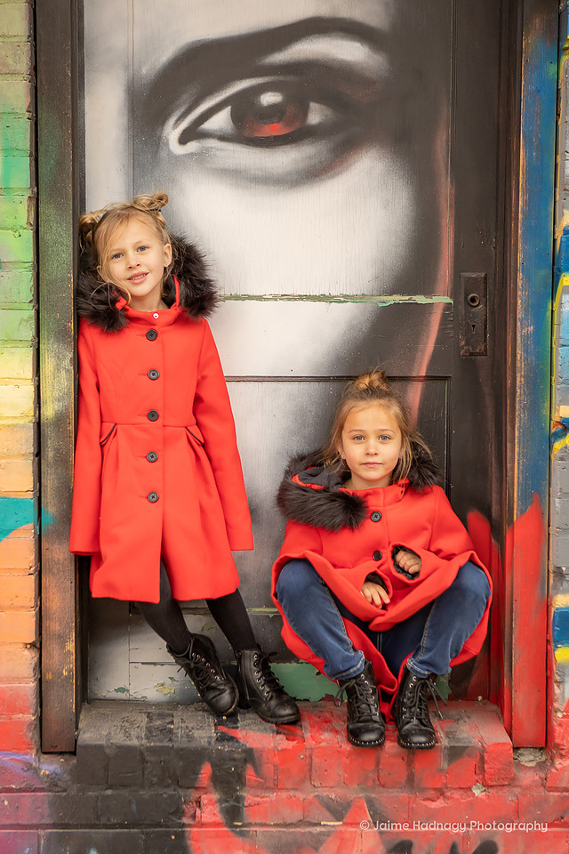Asheville Children's Photographer Graffiti Photo Session