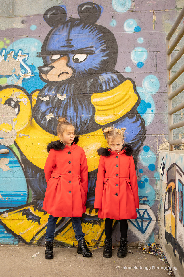 Asheville Children's Photographer Graffiti Photo Session