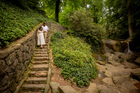 Sarah & Donte: Engagement Session at Falls Park In Greenville