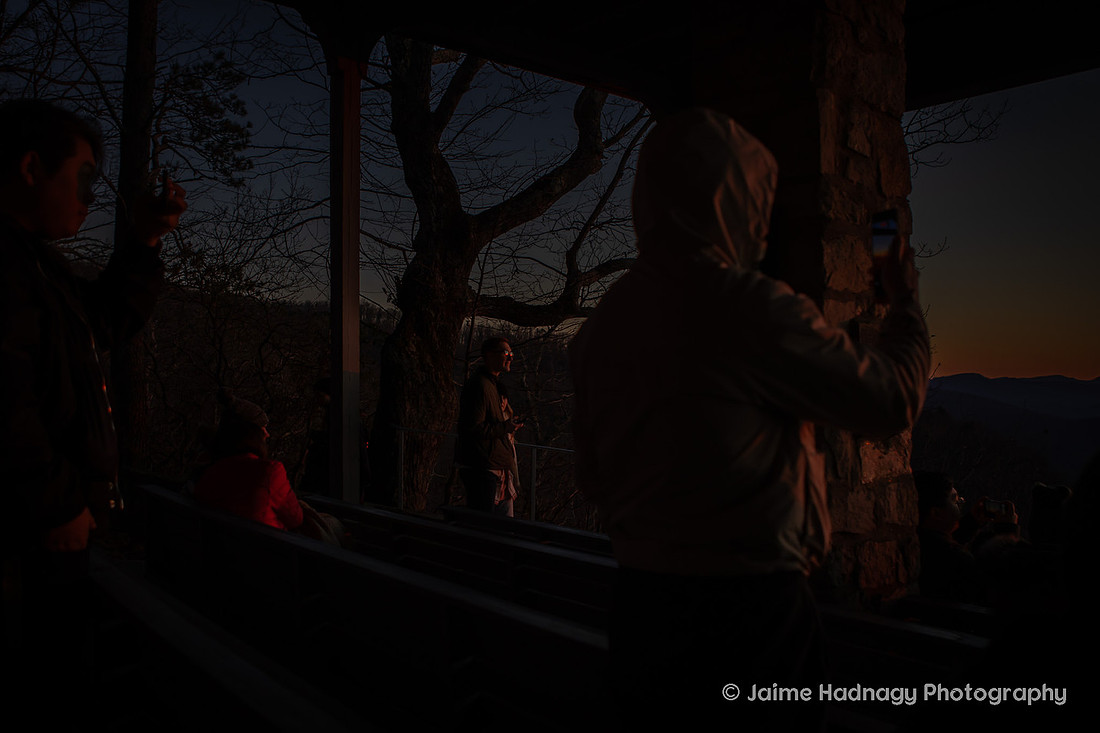 Surprise Proposal at Pretty Place at Sunrise