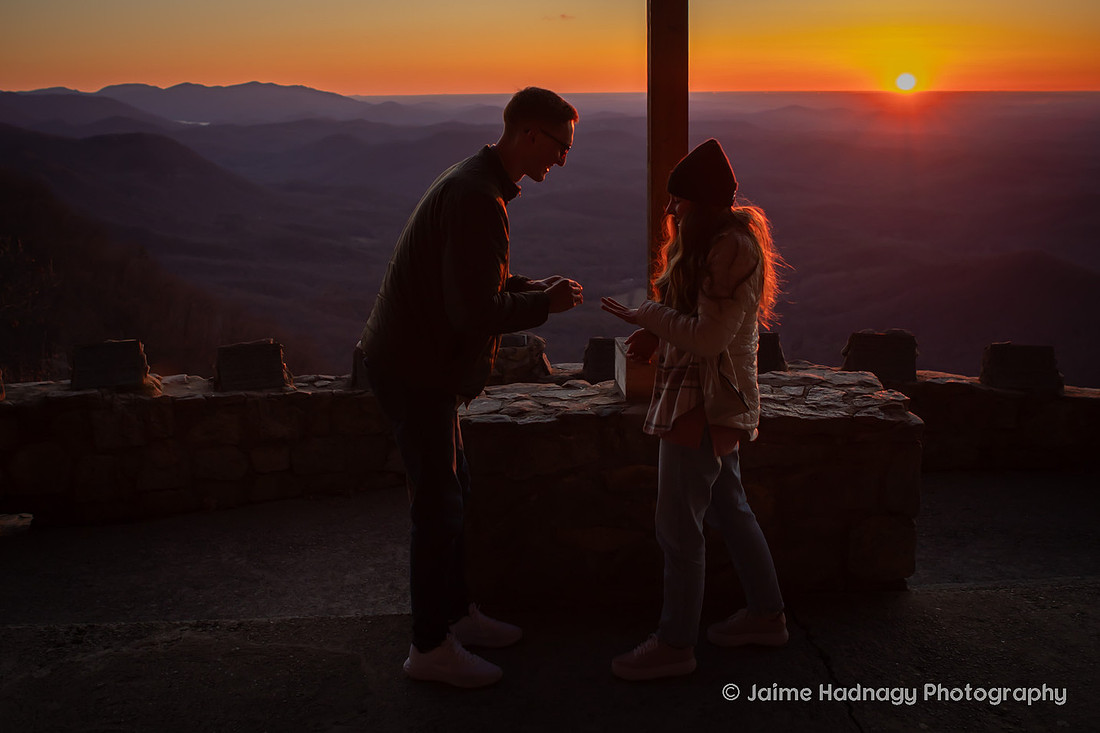 Engagement Photography at Sunrise Pretty Place Cleveland SC