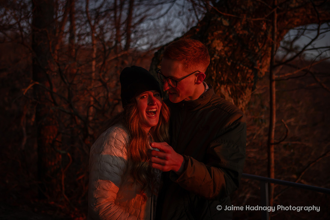 Engagement Photography at Sunrise Pretty Place Cleveland SC