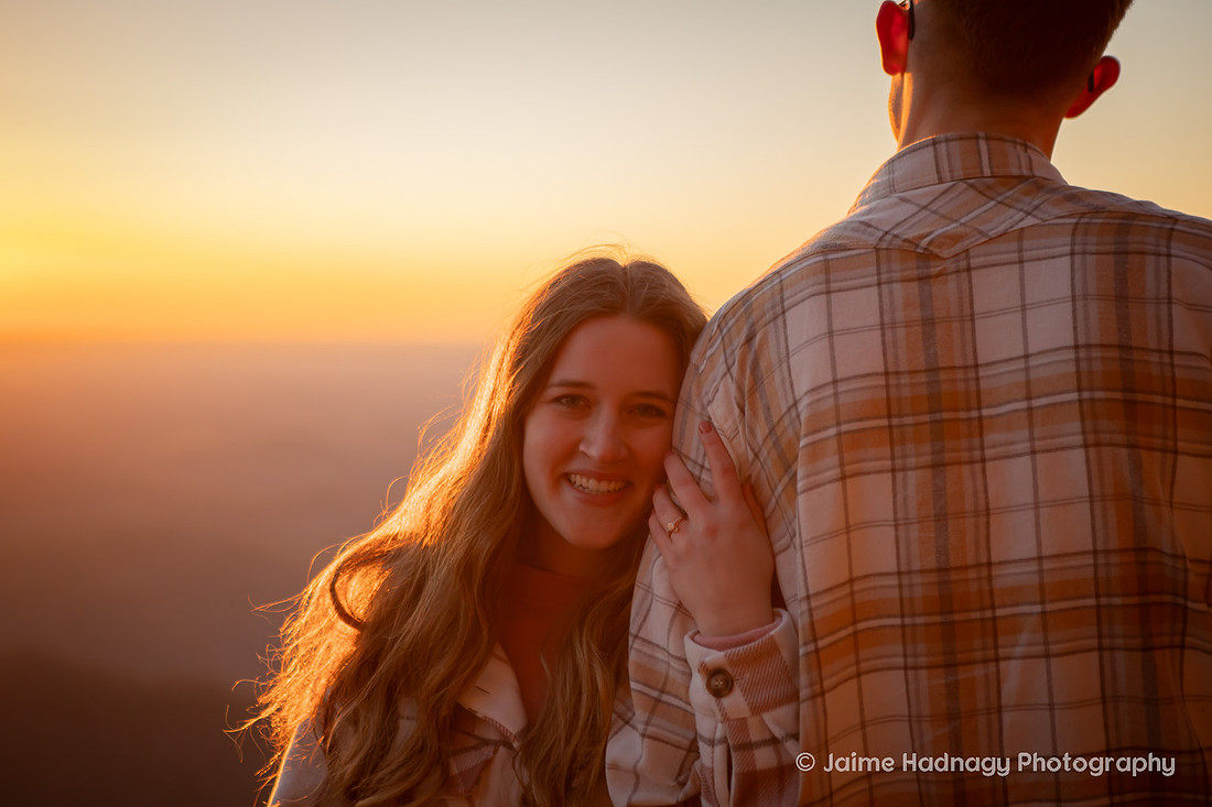Engagement Photography at Sunrise Pretty Place Cleveland SC
