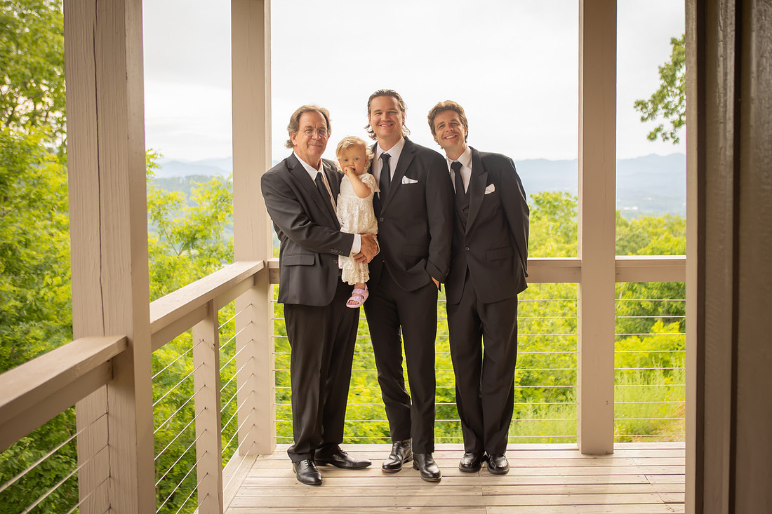 Small Intimate Wedding | Asheville Elopement Photographer | VRBO Wedding