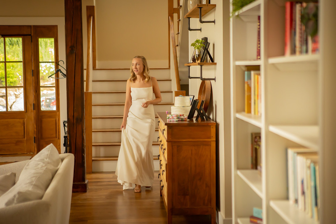 Small Intimate Wedding | Asheville Elopement Photographer | VRBO Wedding