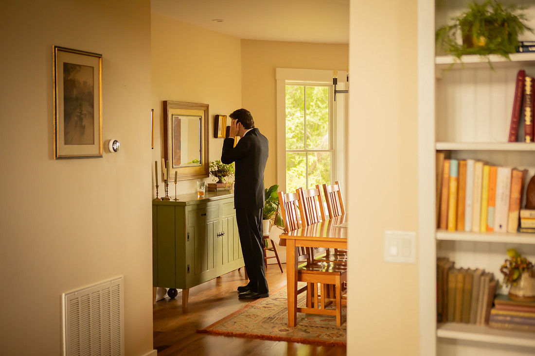 Micro Wedding at VRBO House in the Mountains | Asheville Elopement