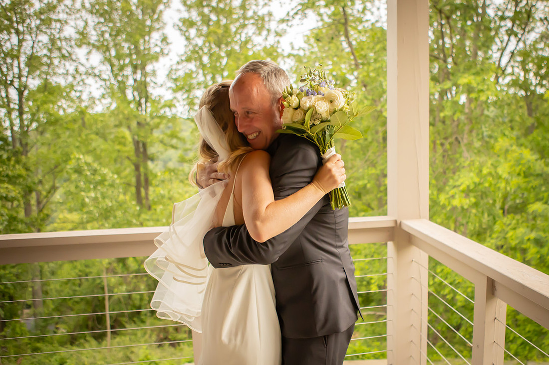 Micro Wedding at VRBO House in the Mountains | Asheville Elopement