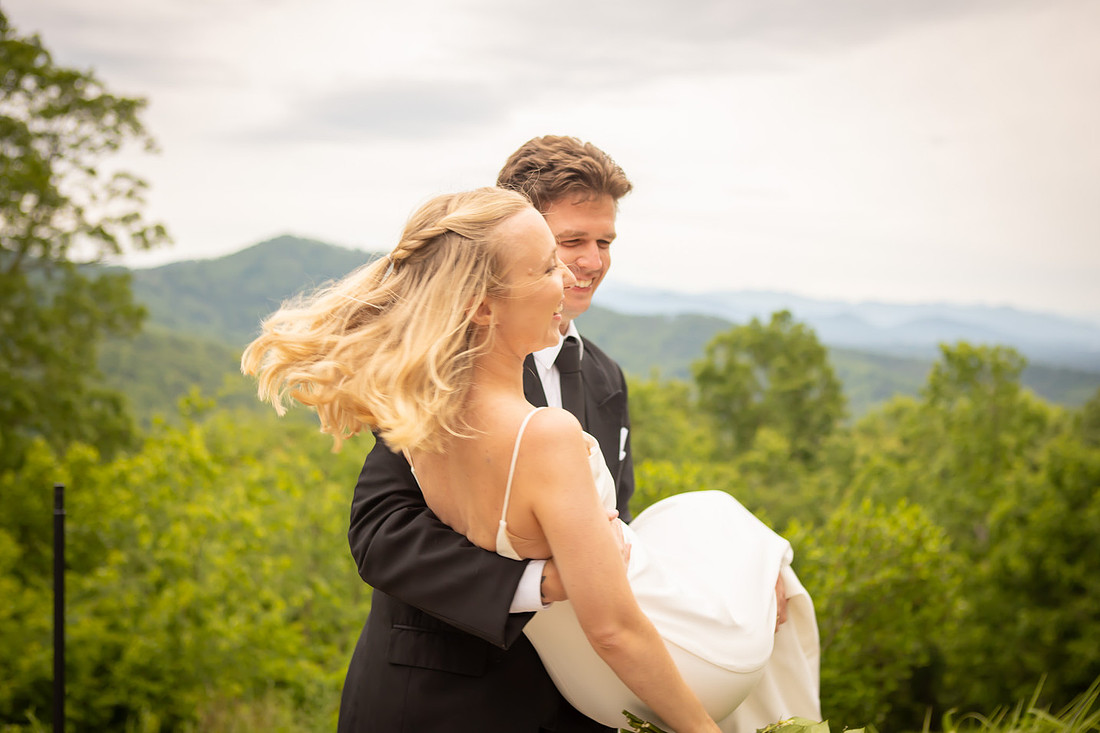 Wedding Portraits in the Mountains | WNC Elopement Photographer