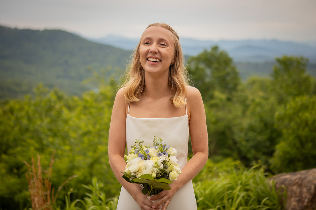Wedding Portraits in the Mountains | WNC Elopement Photographer