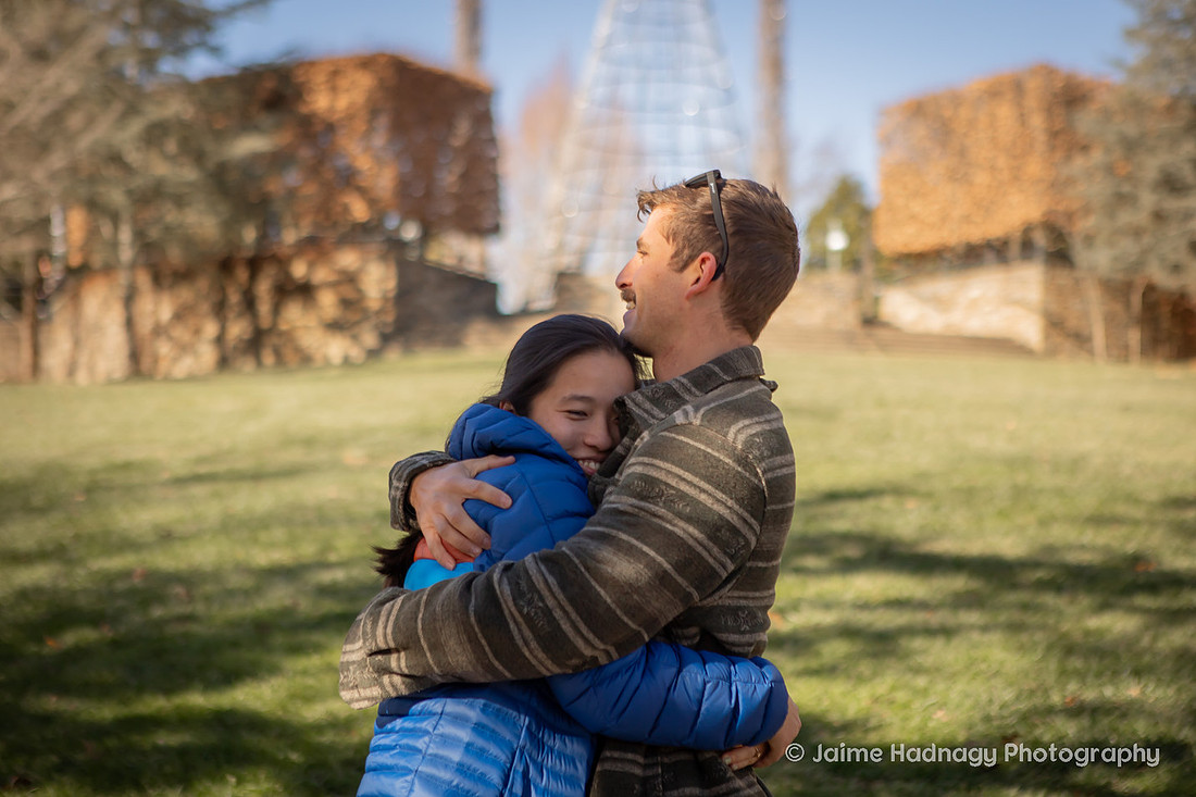 Surprise Proposal at the NC Arboretum | Asheville Proposal Photographer