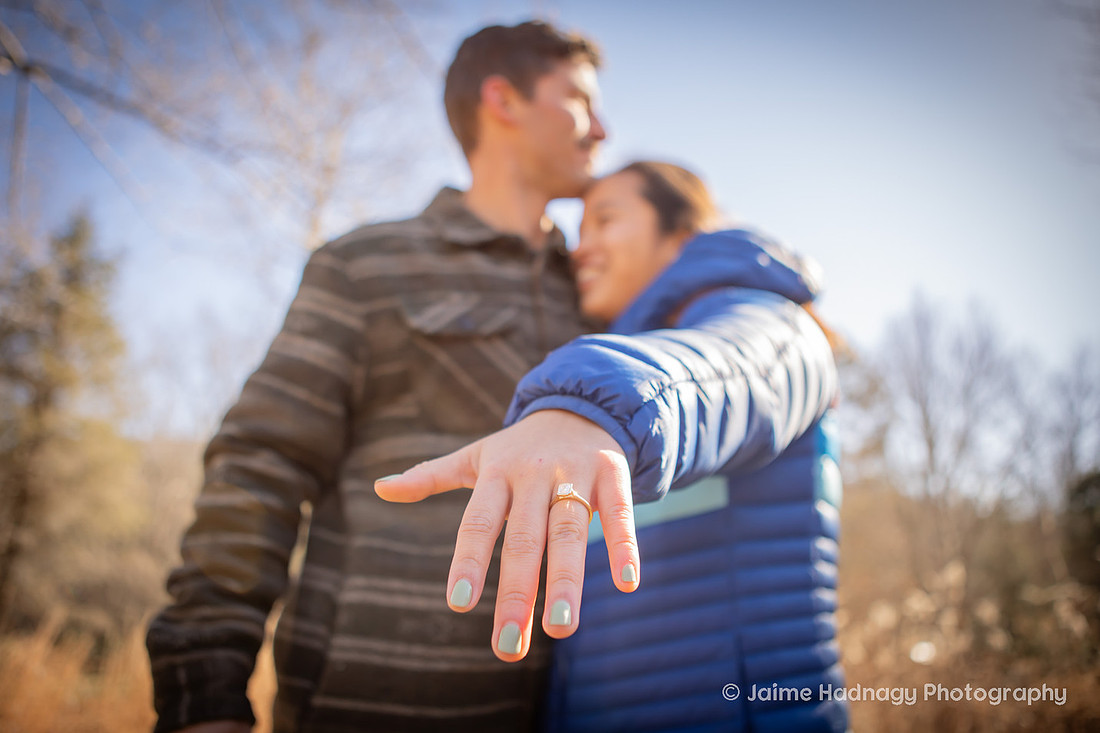 Engagement Photos at the NC Arboretum 