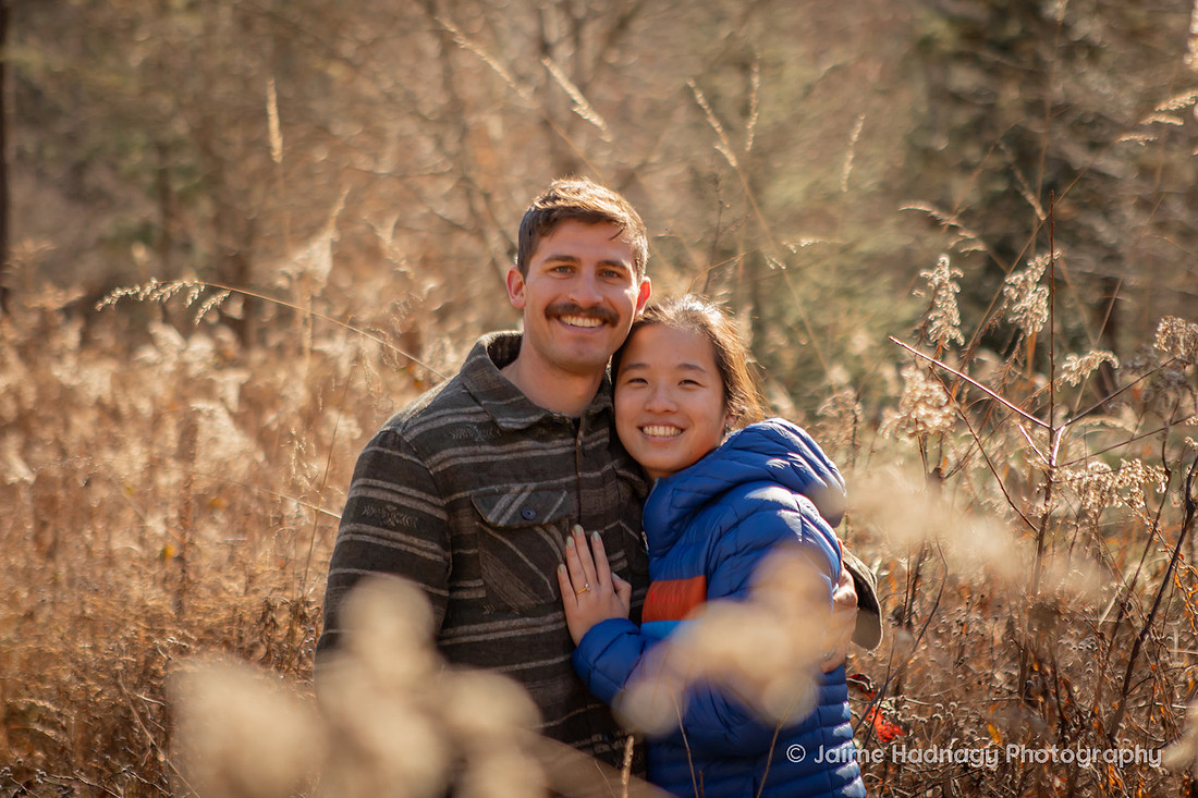 Surprise Proposal at the NC Arboretum | Asheville Proposal Photographer