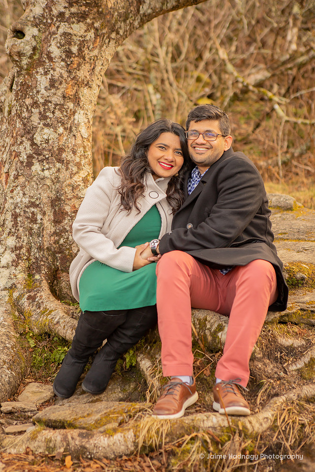 Asheville Engagement Photographer| Hiking Photoshoot in the mountains