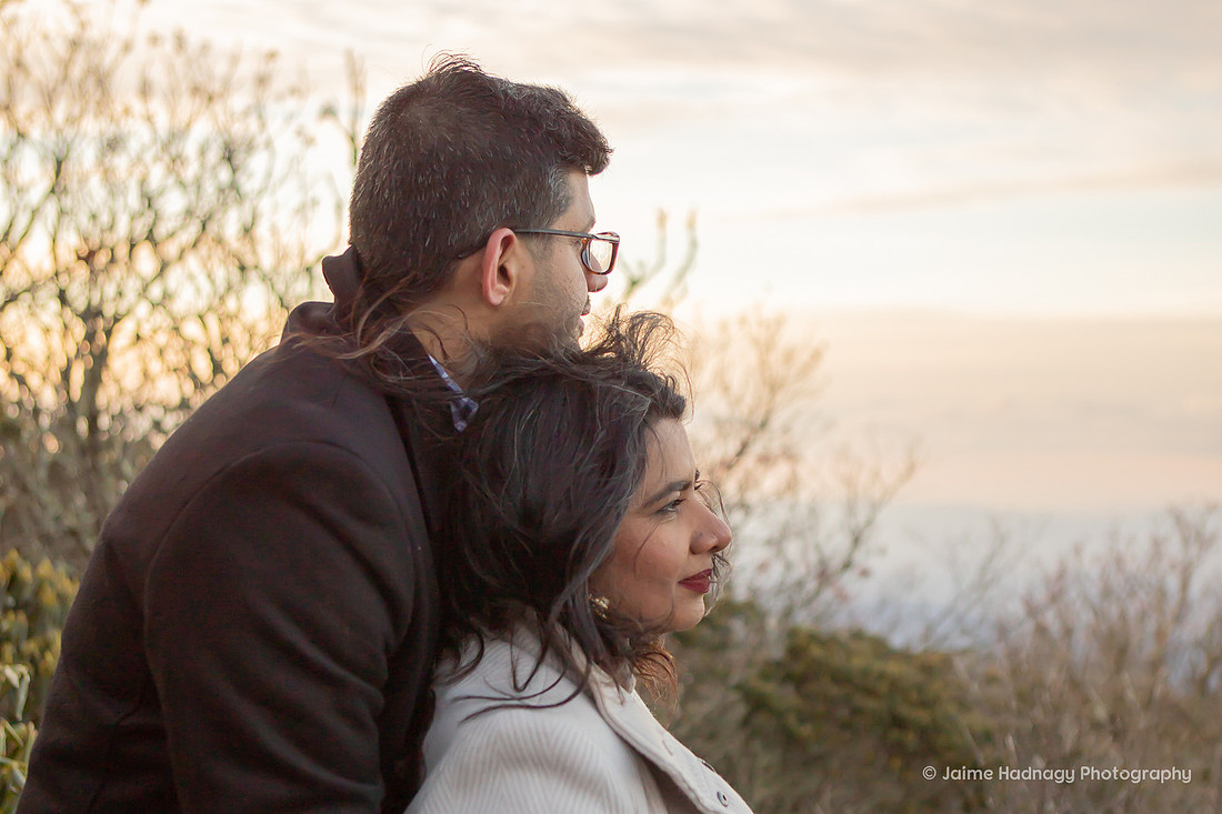 Engagement photos in NC mountains | Asheville Photographer
