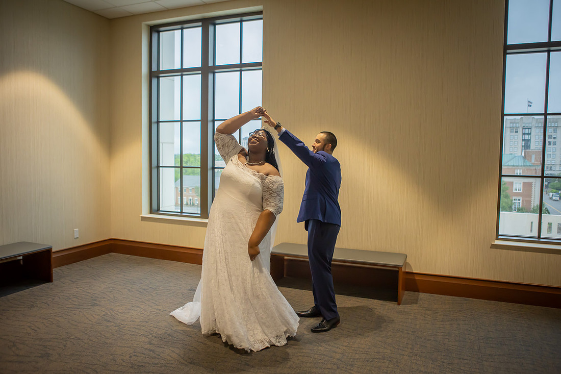 Wedding Photography at Spartanburg Courthouse 