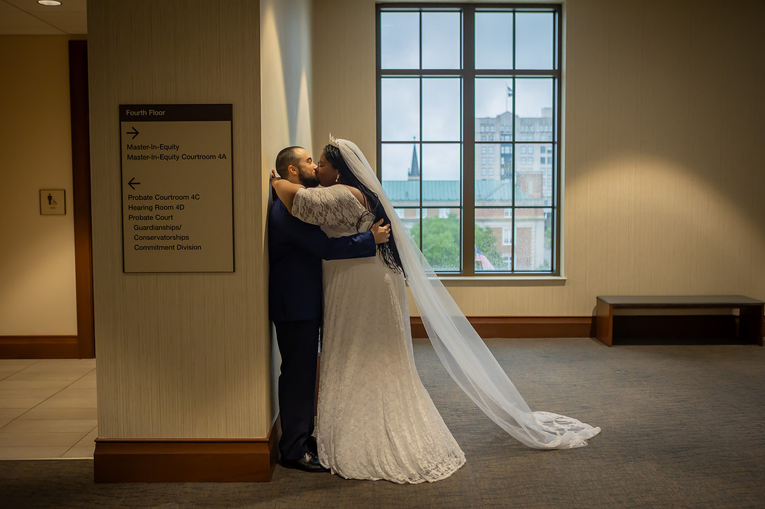 Elopement Photography at Spartanburg Courthouse