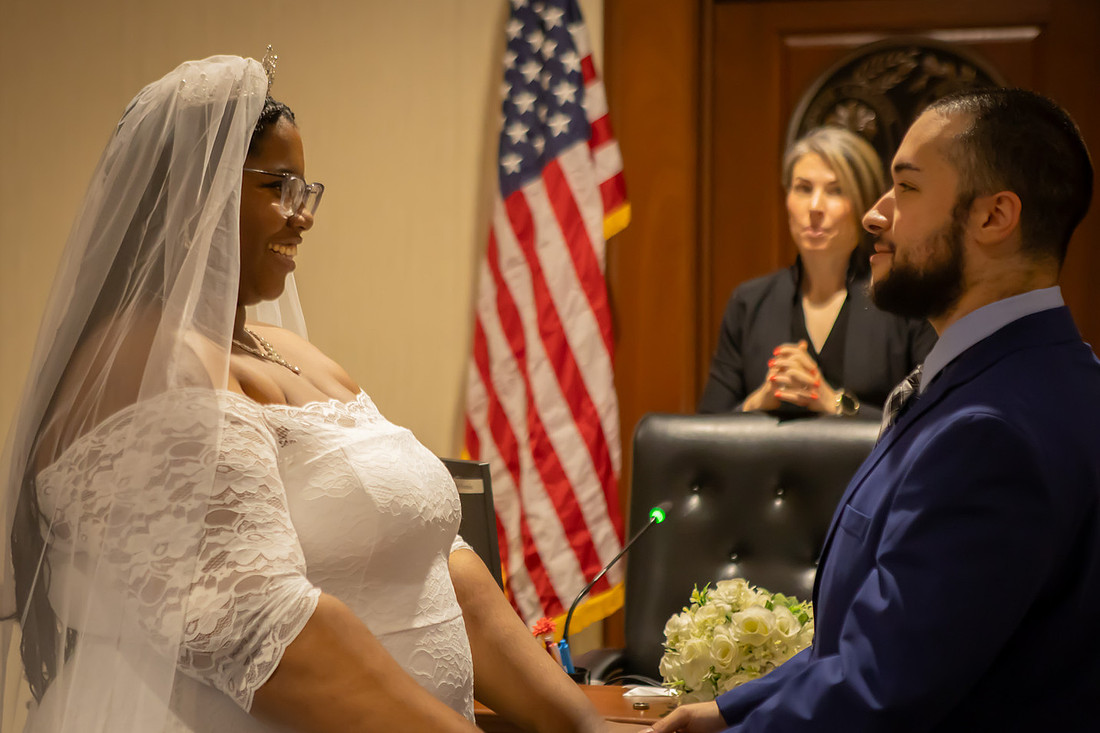 Elopement Photography at Spartanburg Courthouse