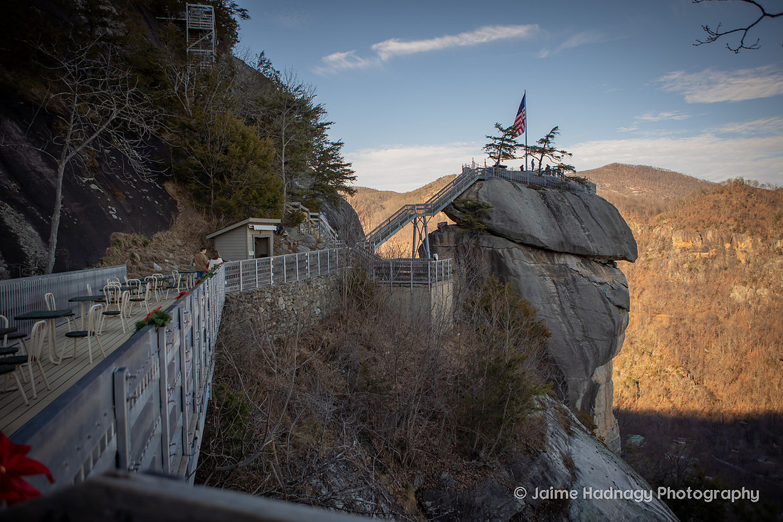 Chimney Rock Surprise Proposal | Asheville Engagement Photographer