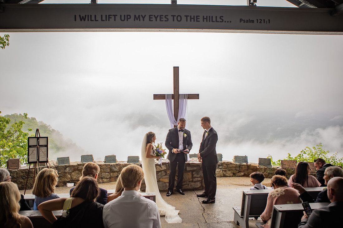Foggy Wedding at Pretty Place