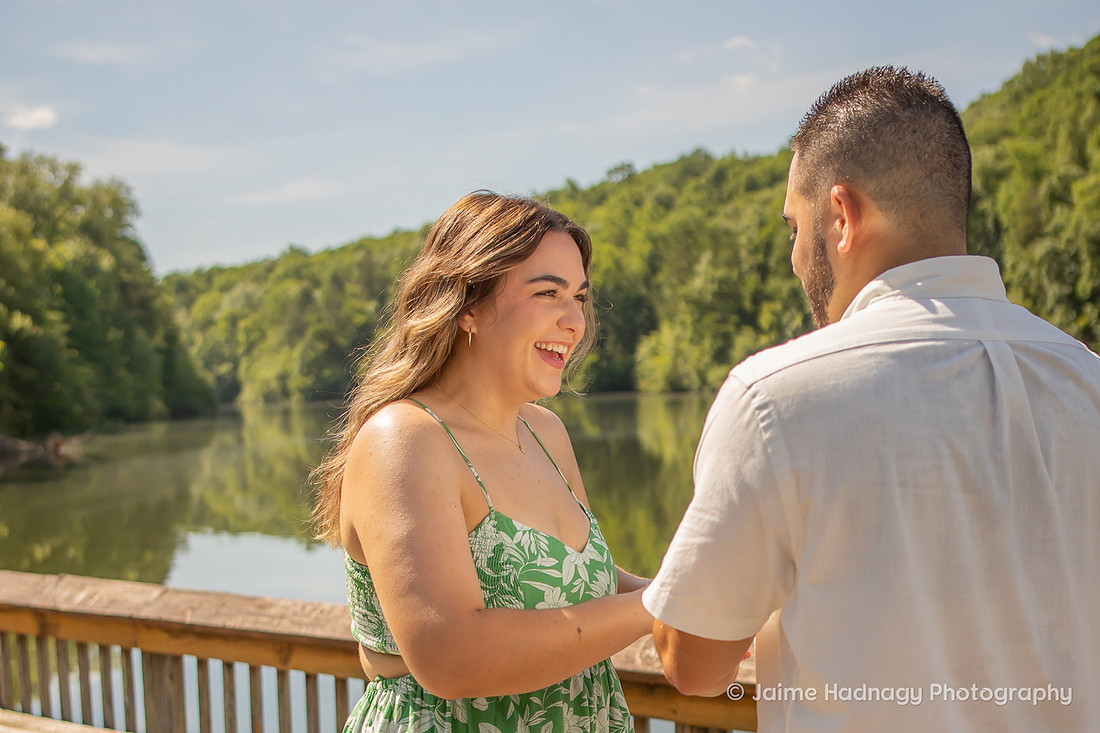Surprise Proposal and Pet Photography Asheville
