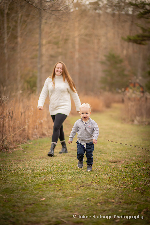 Winter Family Photos in Asheville