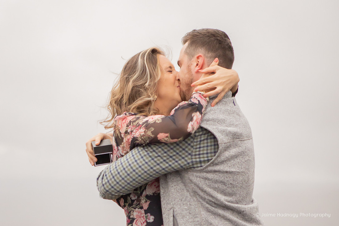 Blue Ridge Parkway Wedding Proposal Surprise Asheville Engagement Photographer