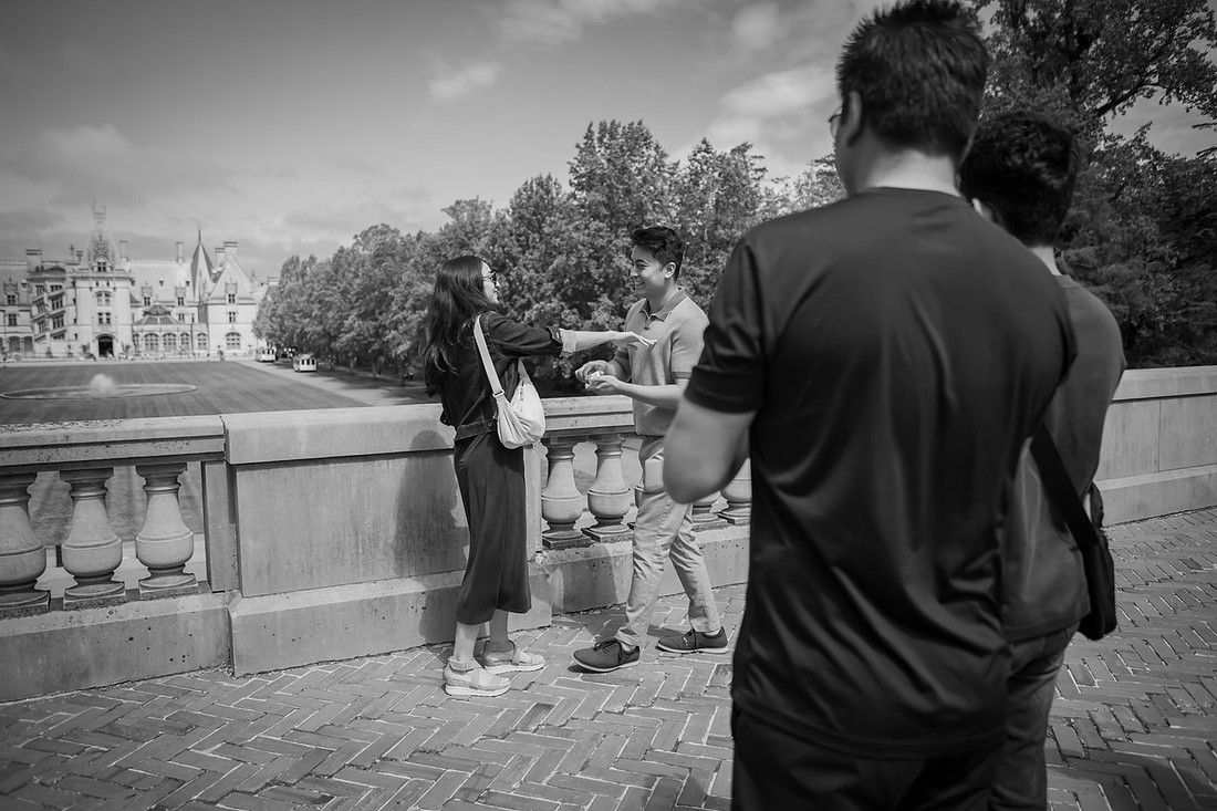 Surprise Proposal at Biltmore Estate