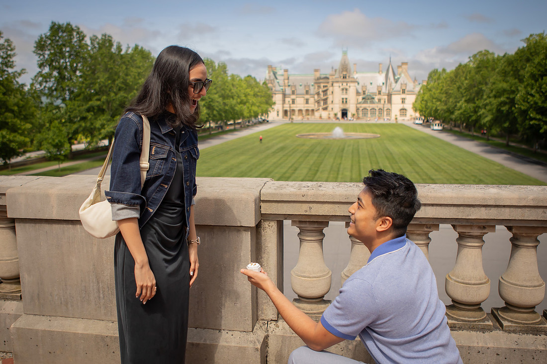 Surprise Proposal at Biltmore Estate