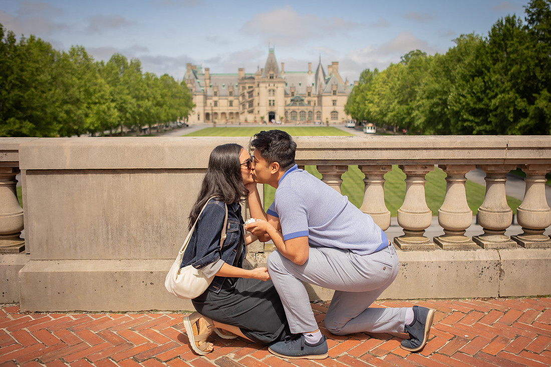 Surprise Proposal at Biltmore Estate