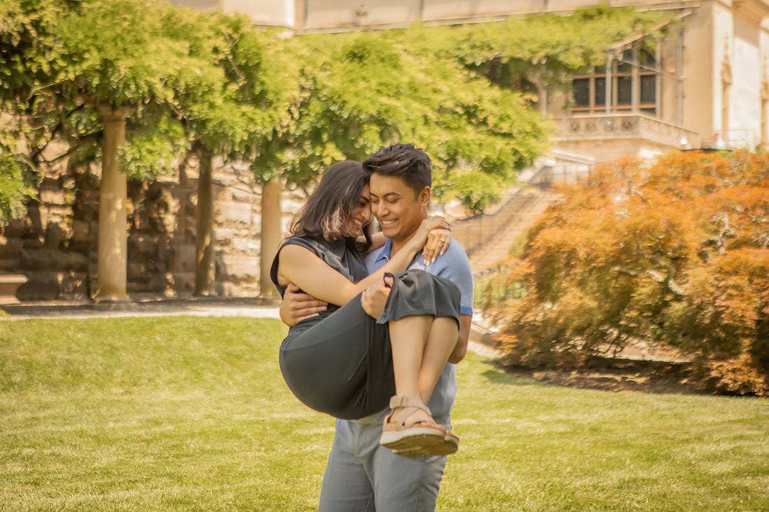 Engagement Photos at the Biltmore Estate in Asheville