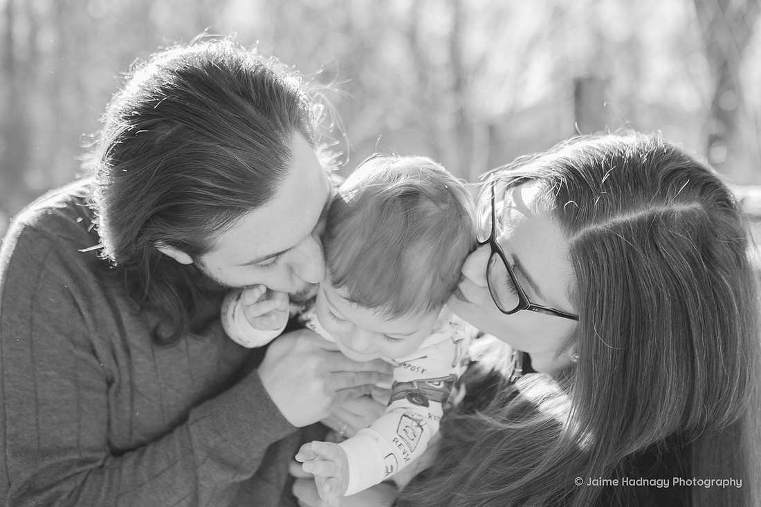 Outdoor fall family photos | Asheville Photographer