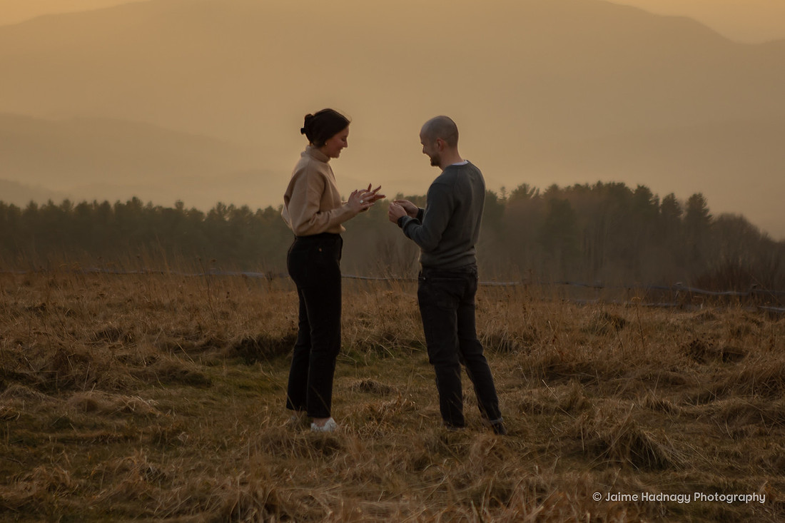 Surprise Proposal at Max Patch | Asheville Engagement Photographer