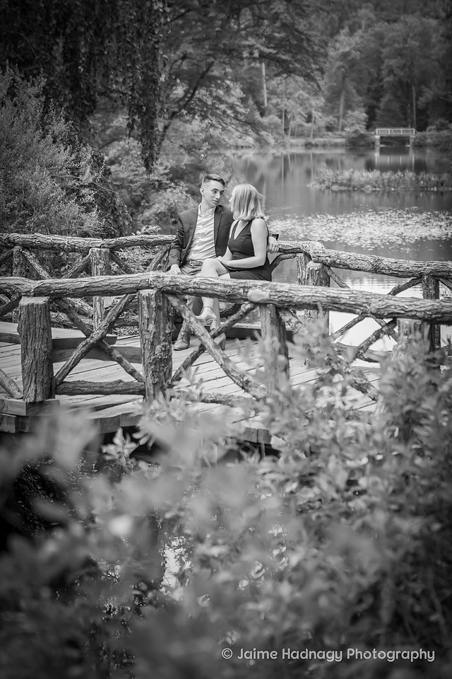 Engagement Photoshoot at Bass Pond at Biltmore Estate
