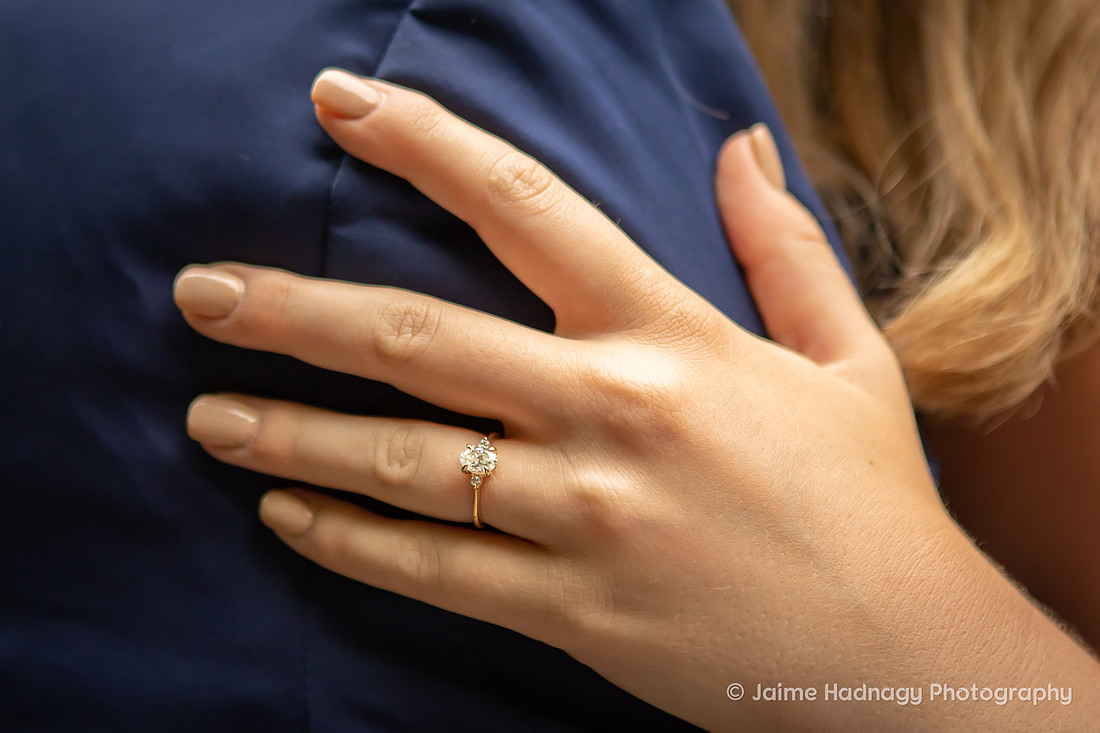 Romantic Engagement Photos at Bass Pond of Biltmore Estate