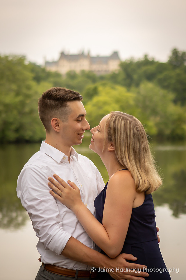 Engagement Session at The Lagoon of The Biltmore Estate | Asheville Photographer