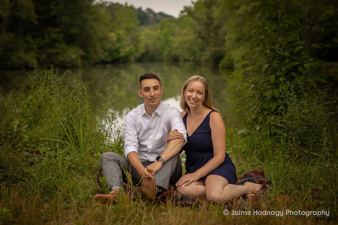 Engagement Session at The Lagoon of The Biltmore Estate | Asheville Photographer