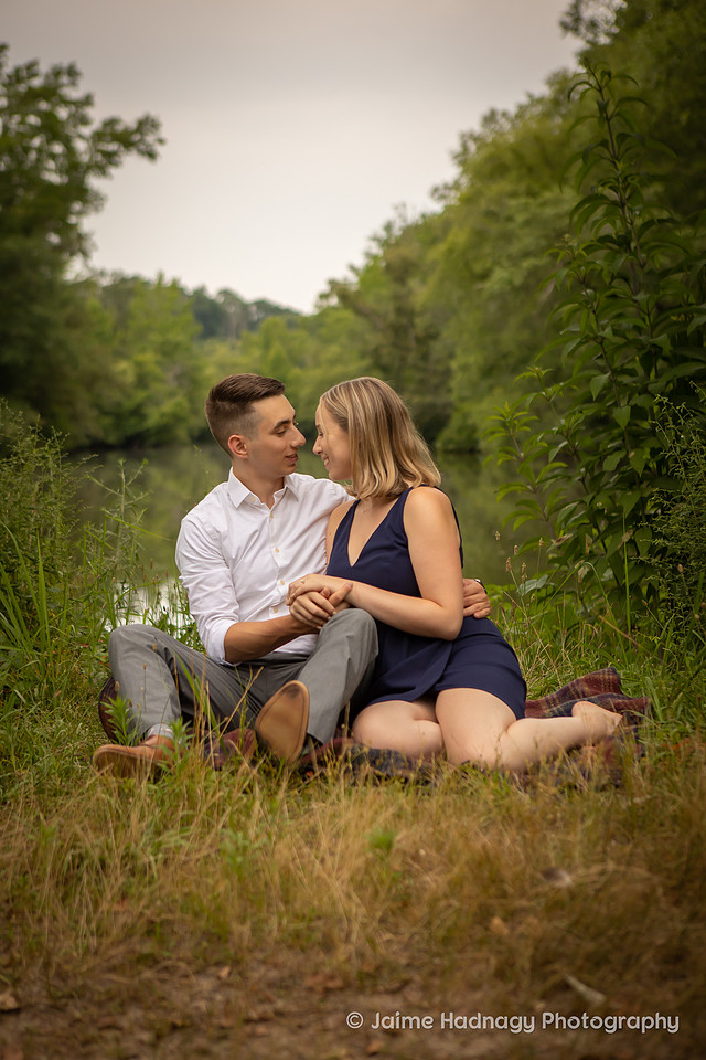 Engagement Photos by The Lagoon of Biltmore Estate | Asheville Proposal Photographer