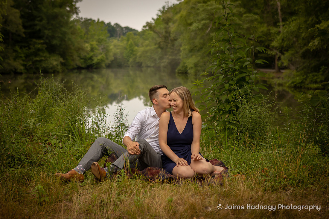 Engagement Photos by The Lagoon of Biltmore Estate | Asheville Proposal Photographer