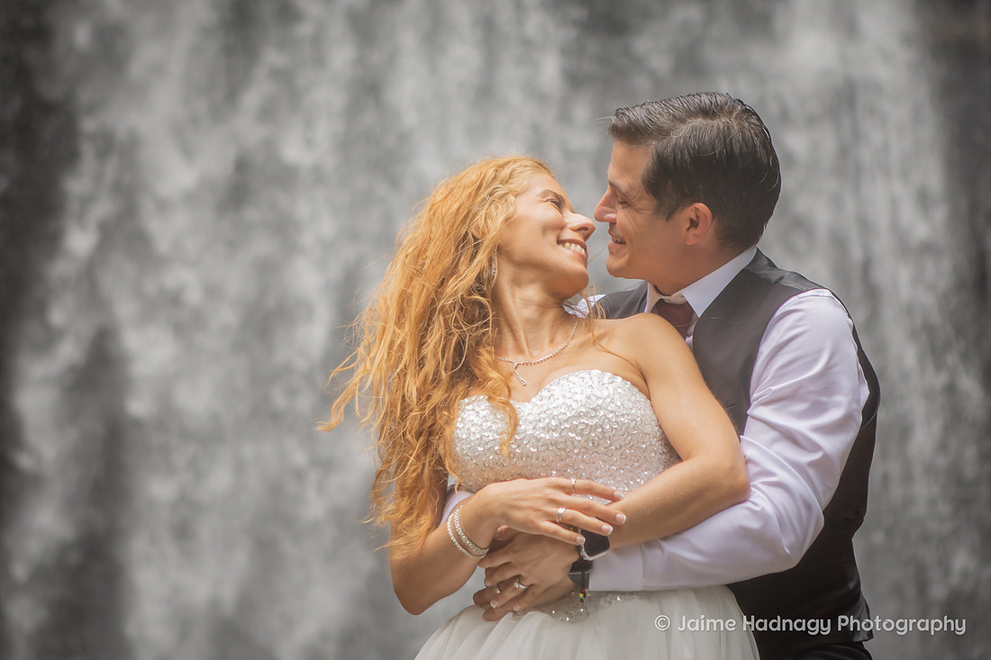 Waterfall Wedding in Western NC | Asheville micro Wedding Photographer
