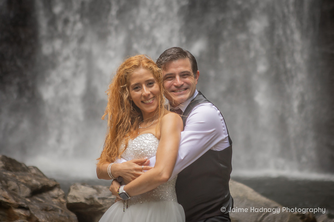 Waterfall Wedding in Western NC | Asheville micro Wedding Photographer