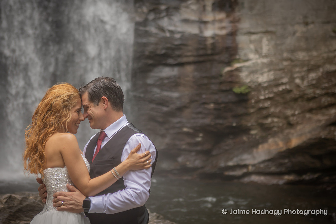 Waterfall Elopement near Asheville