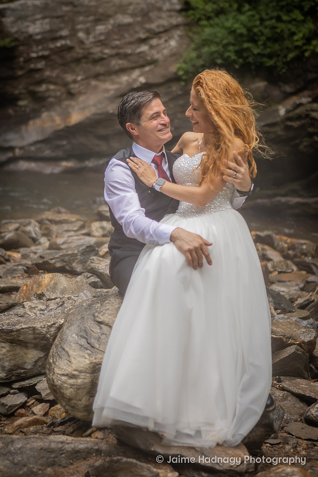 Waterfall Elopement near Asheville