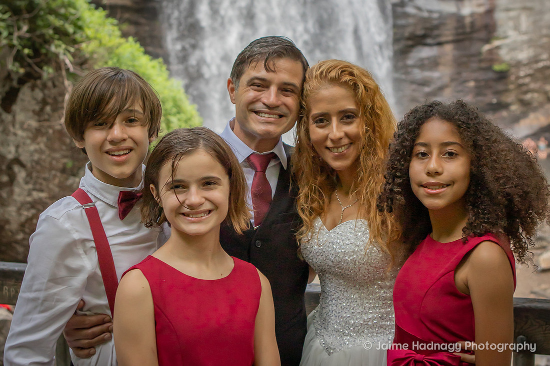 Micro Wedding at a Waterfall Near Asheville and Brevard NC | Photographer