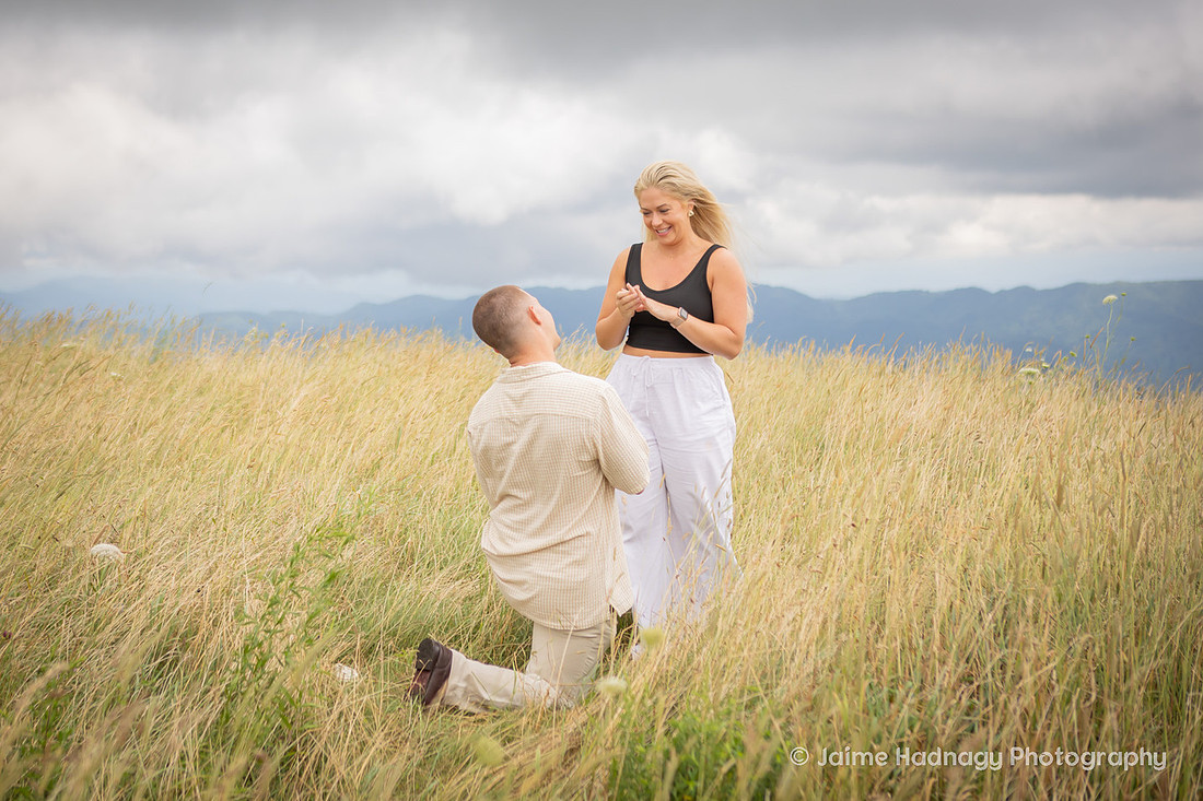 Surprise Proposal in the Mountains | Asheville Engagement Photographer