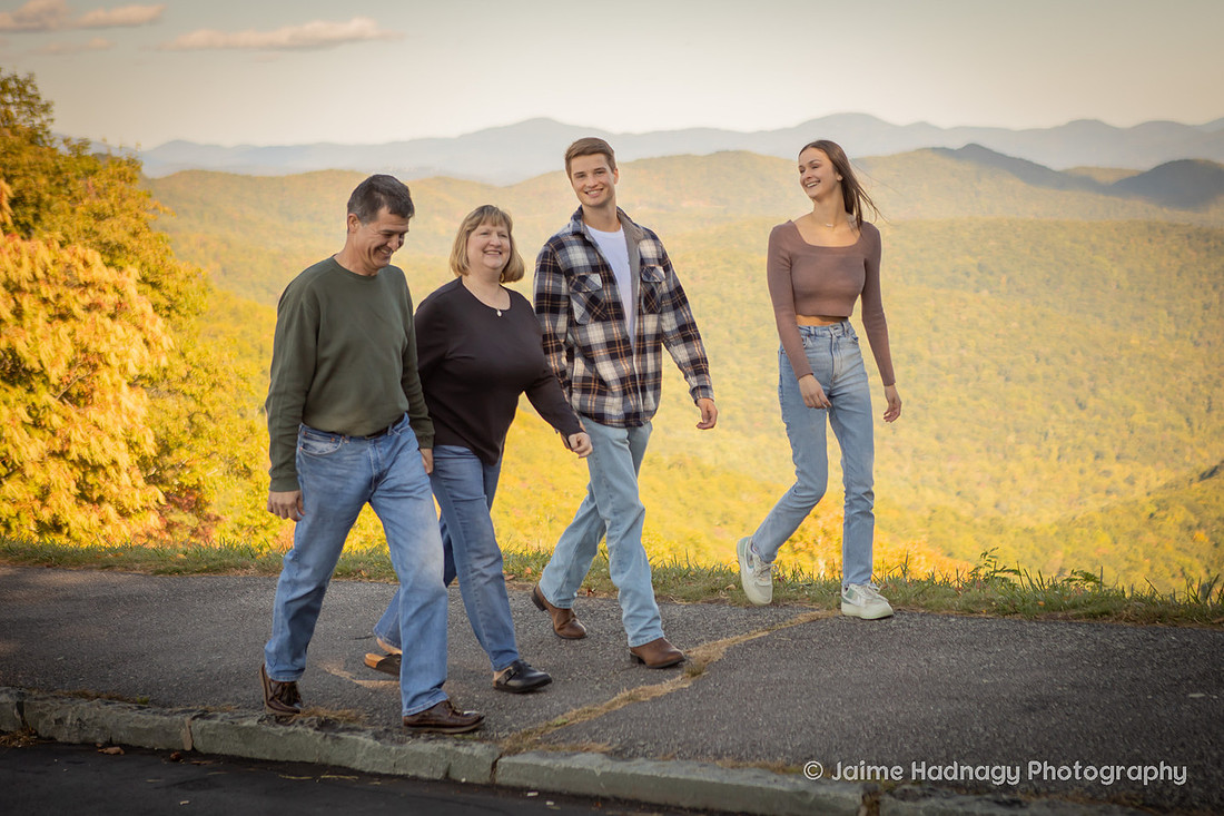 Family Photos with Teenagers in the Mountains | Asheville Photographer