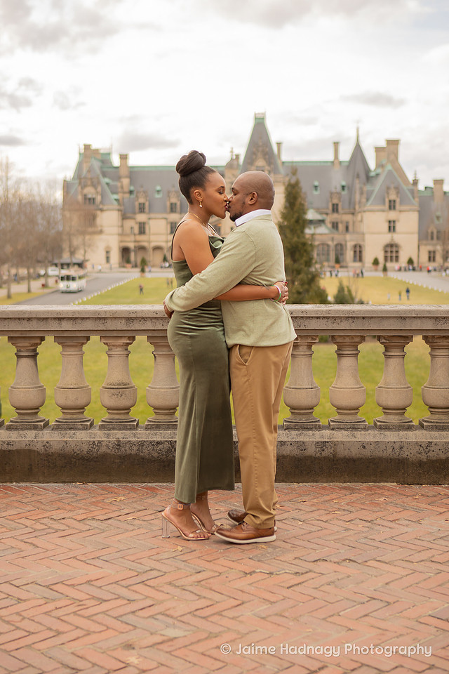 Asheville Engagement Session at Biltmore Estate