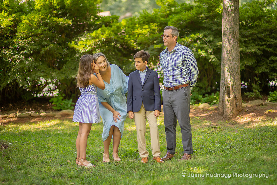 Fun Family Photo Session Outside | Asheville Photographer