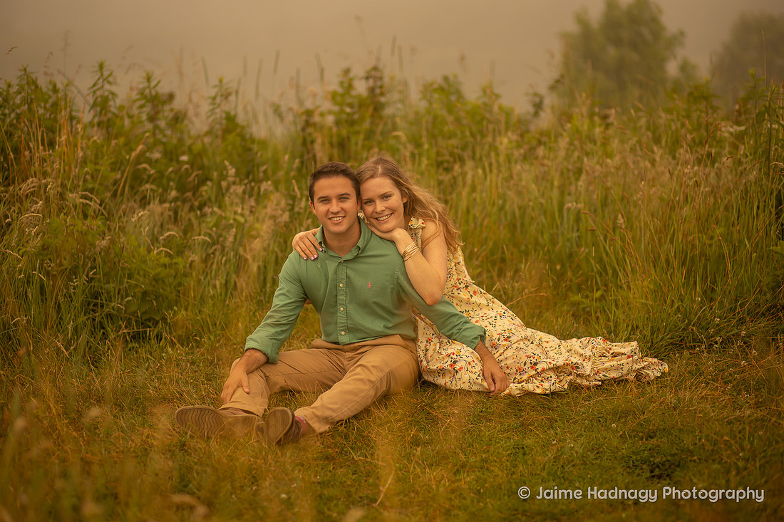 Foggy Max Patch Engagement Photos | Asheville Photographer