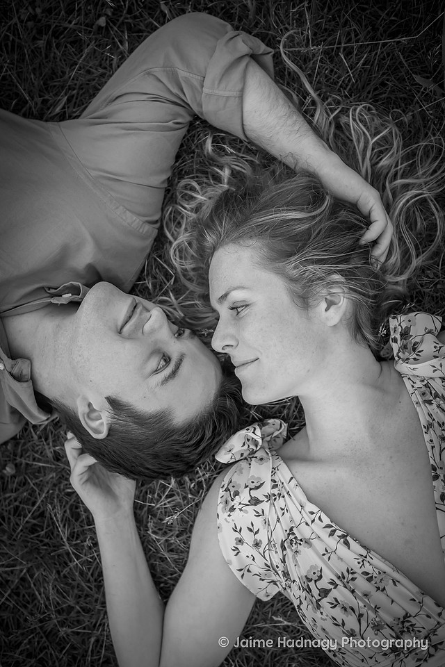 Foggy Evening Max Patch Engagement Pictures | Asheville Photographer